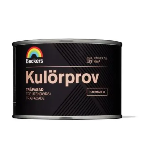 Beckers Träfasad Kulörprov Nyhet